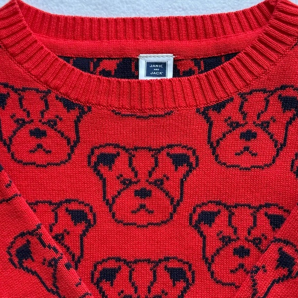 Janie and Jack Bear Sweater - Picture 2 of 4